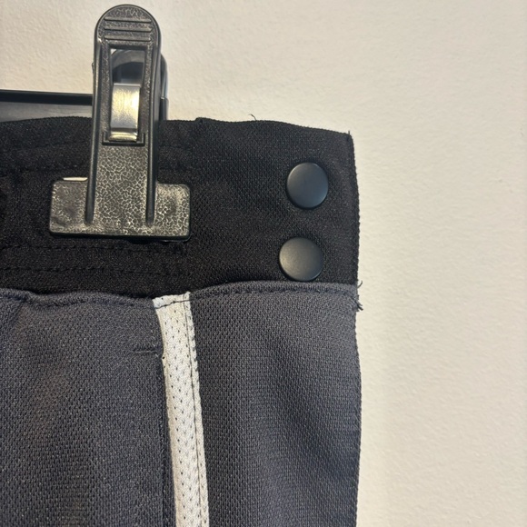 Y2k Vintage AND 1 Button Up Training Sweatpants Gray Black Large - Picture 9 of 15